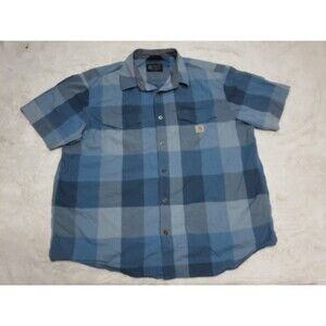 Carhartt Button Checkered Double Pocket Relaxed XXL